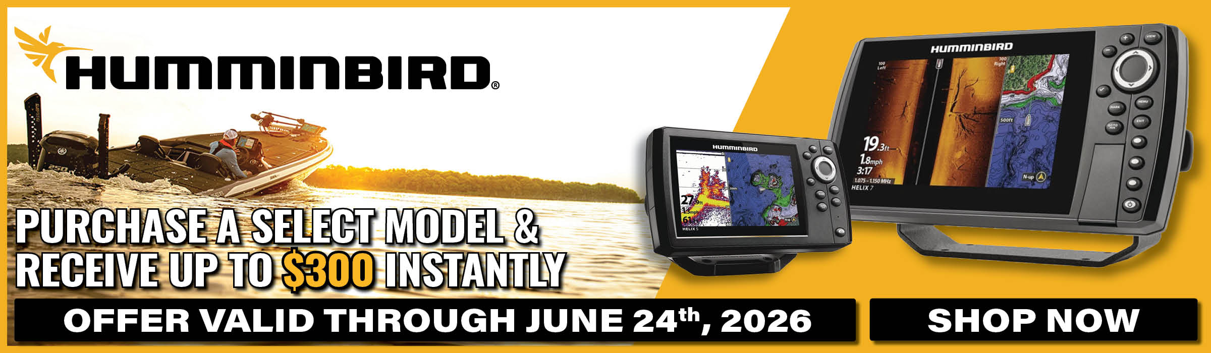 Humminbird Helix Instant Rebate